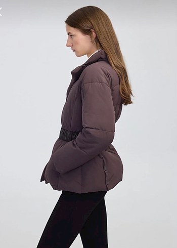 İpekyol Kemerli Kadın Kışlık Mont - Görsel 3