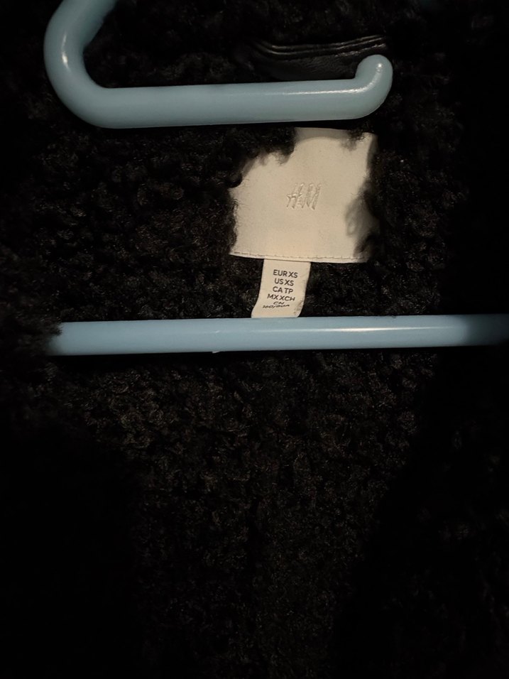 Siyah Deri Kürklü Kadın Ceket - Görsel 2