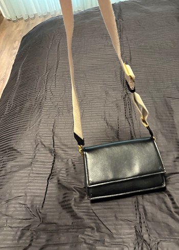 Siyah Deri Kadın Omuz Çantası - Görsel 2