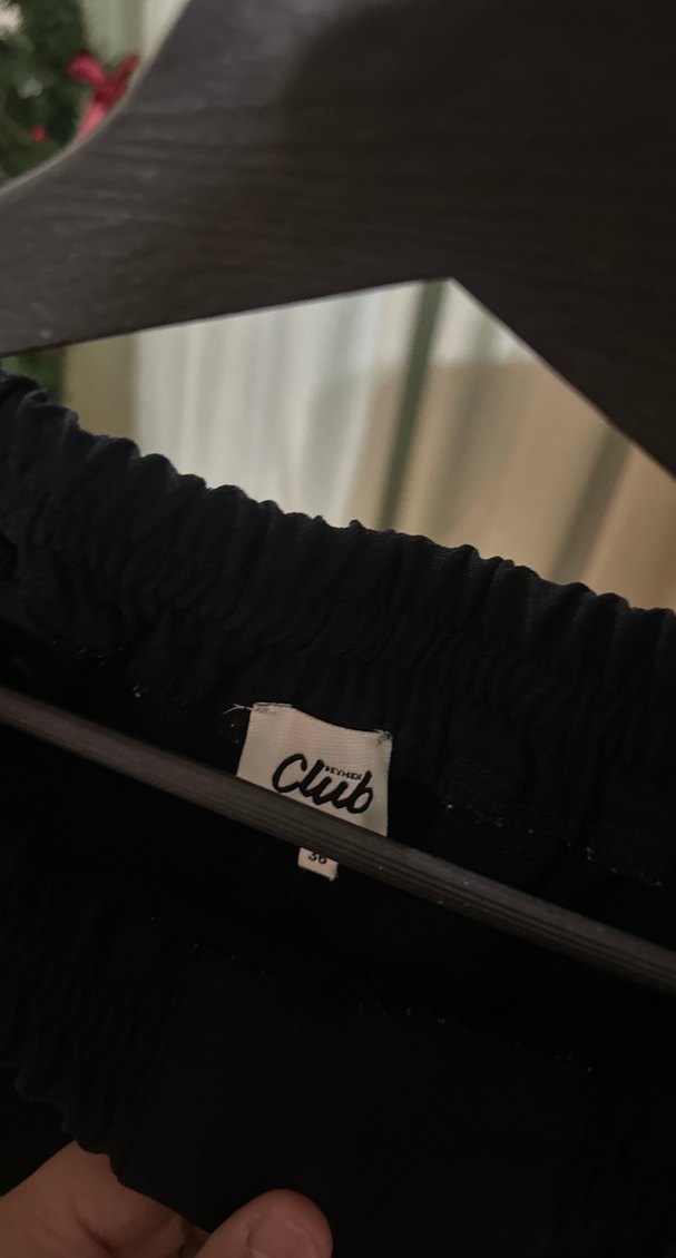 Siyah Bağcıklı Mini Şort - Görsel 3