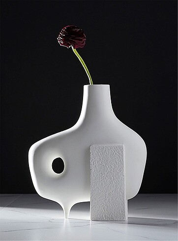 Jonathan Adler Paradox Medium Mat Porselen Vazo