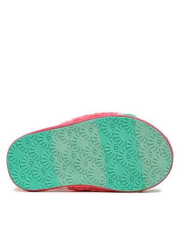 27 Beden çeşitli Renk UGG Exclusive Watermelon Fluff Yeah Slides Çocuk Terliği 27,5 Nu