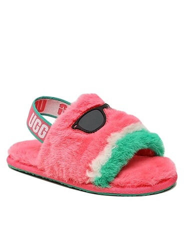 UGG Exclusive Watermelon Fluff Yeah Slides Çocuk Terliği 27,5 Nu