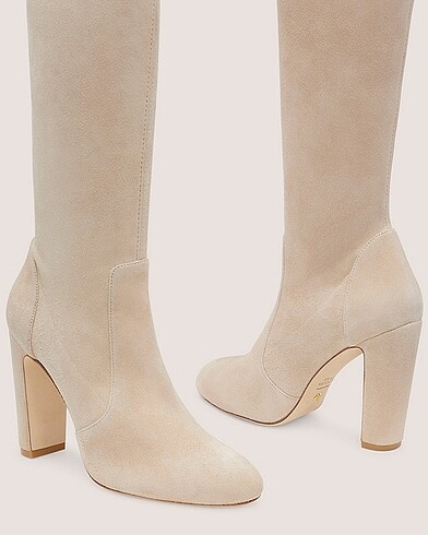 Stuart Weitzman STUART WIETZMAN VIDALAND 100 Krem Çizme 39