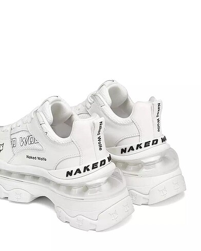 39 Beden beyaz Renk Naked Wolfe Wind Sneaker 39 Numara