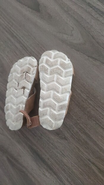 21 Beden kahverengi Renk Zara Bebek sandalet
