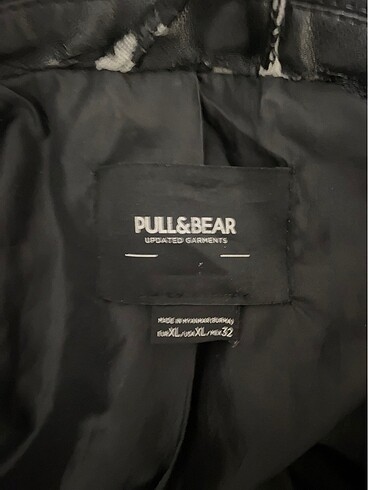 Pull and Bear Pull and bear kadın deri ceket