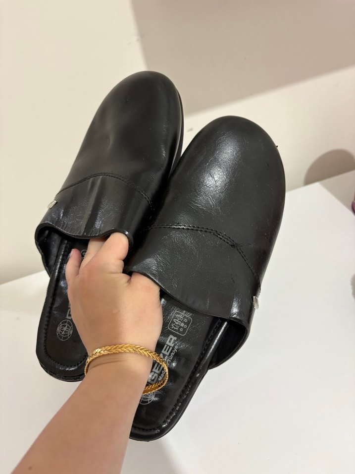 Siyah  erkek çeyiz terliği - Görsel 2