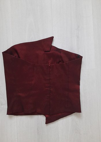 Beden Bordo Parlak Korse