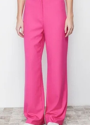 Pembe Kumaş Pantolon