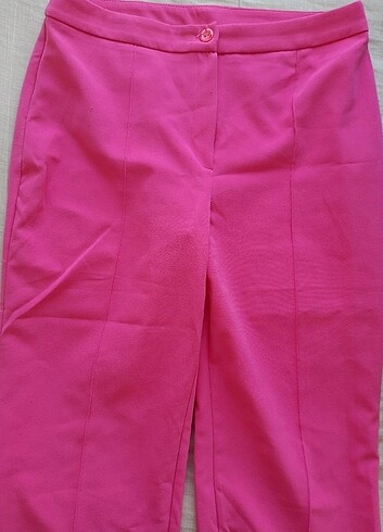 xl Beden pembe Renk Pembe Kumaş Pantolon