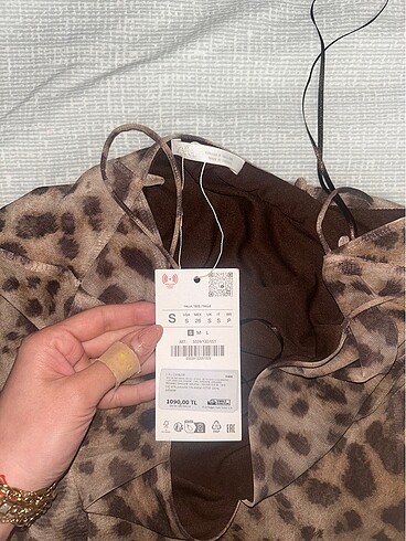 Zara Zara leopar elbise