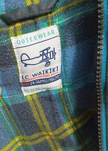 Erkek Çocuk Gri Fermuarlı Mont - Görsel 3