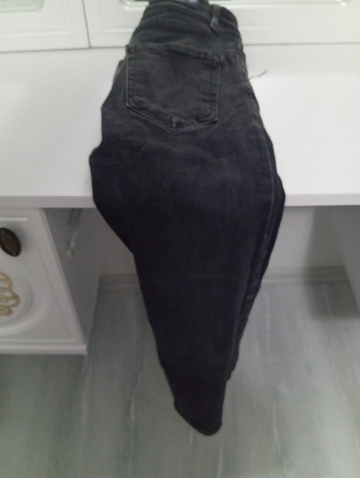 Gri Midi Boy Dar Kesim erkek pantlon - Görsel 2