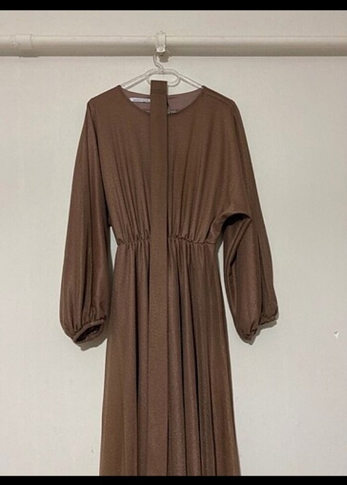 Kahverengi abiye  - Görsel 2