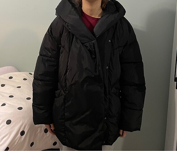 xs Beden stradivarius mont siyah
