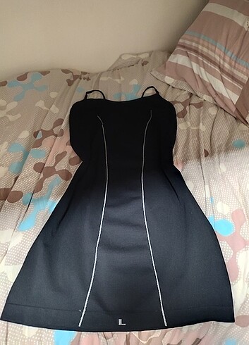 Zara Siyah mini spor elbise