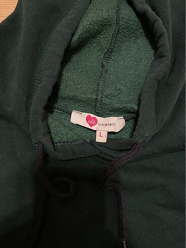 l Beden yeşil Renk Koton sweat