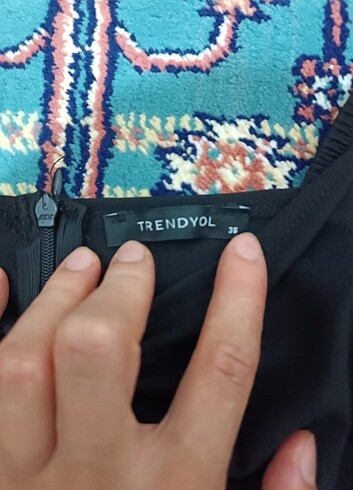 36 Beden siyah Renk Trendyol 