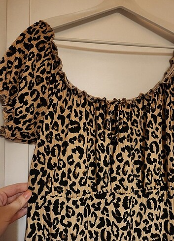 38 Beden LEOPAR ELBİSE