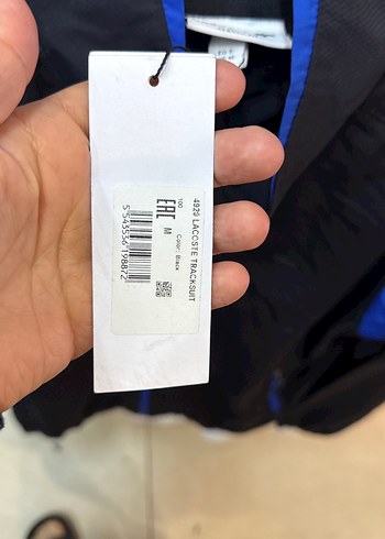 Erkek Siyah Spor Fermuarlı Yağmurluk - Görsel 5