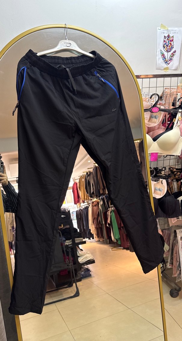 Erkek Siyah Spor Fermuarlı Yağmurluk - Görsel 2