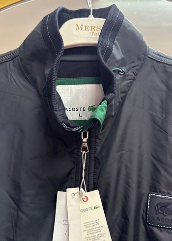 Siyah Fermuarlı Yüksek Yaka Erkek Ceket - Görsel 2