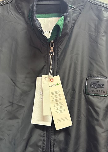 Siyah Fermuarlı Yüksek Yaka Erkek Ceket - Görsel 3