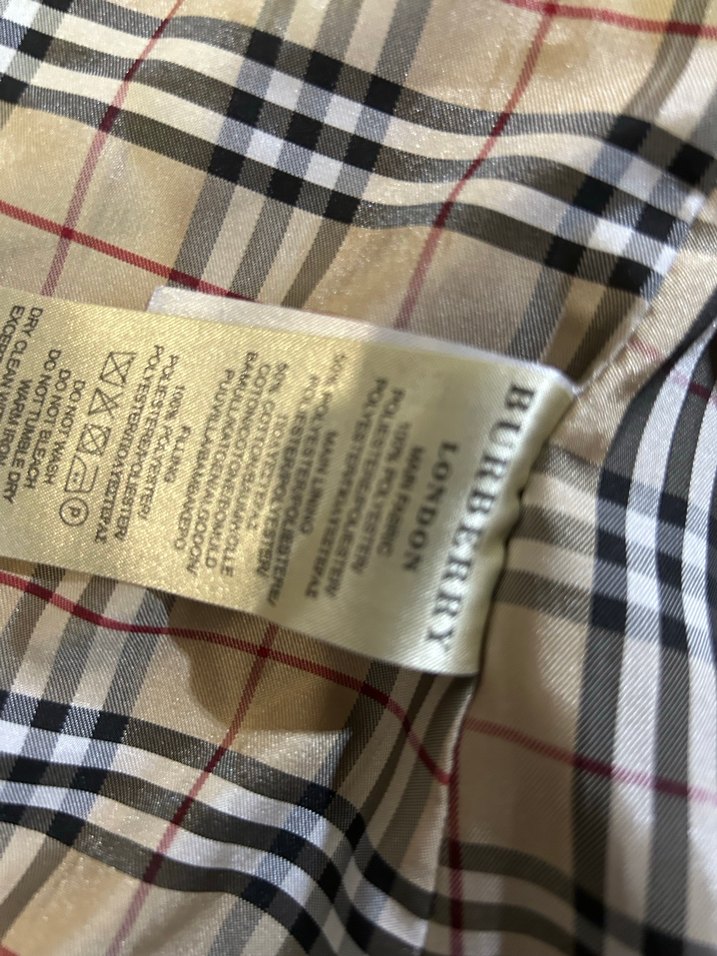 Kadın burberry Lacivert Kapitone Fermuarlı Ceket - Görsel 5