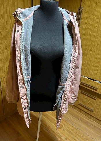 Softjel kız çocuk trençkot - Görsel 4