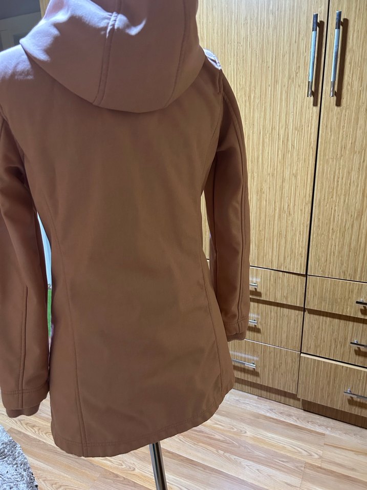 Softjel kız çocuk trençkot - Görsel 3