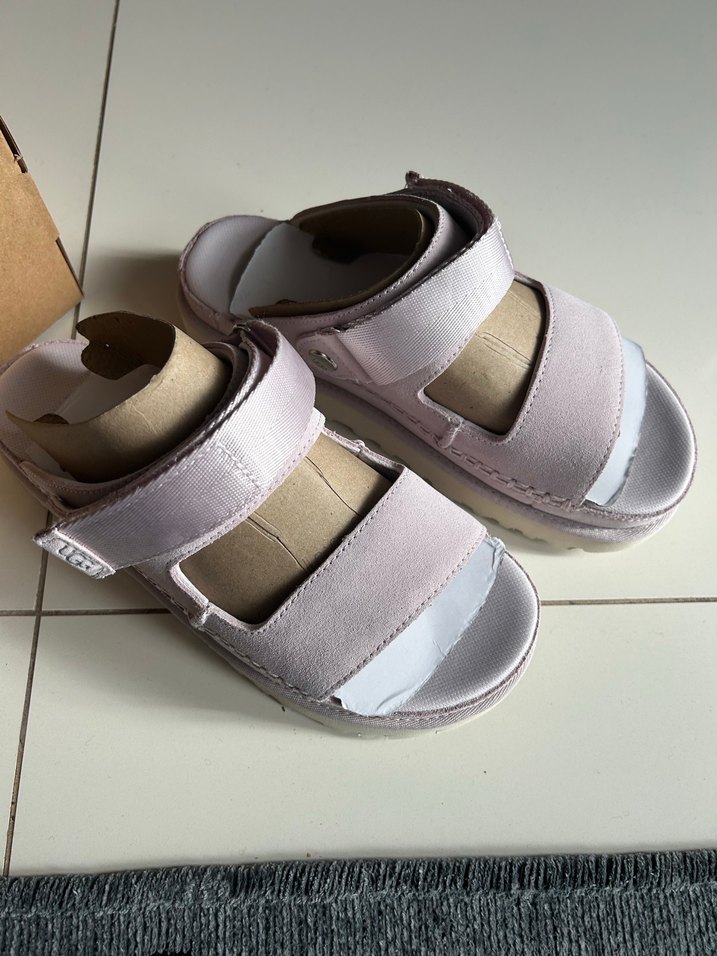 #ugg lila deri terlik - Görsel 2