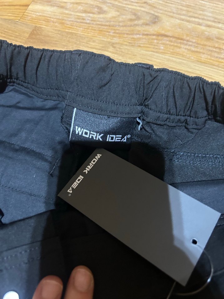 Siyah Erkek kargo şantiye ve günlük kargo şort - Görsel 4