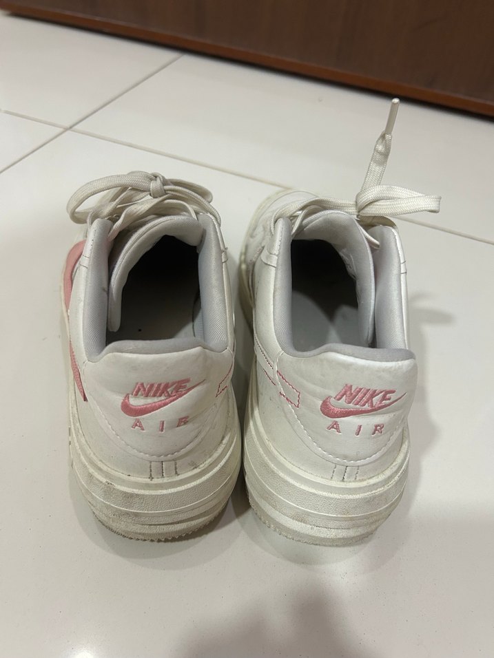 Beyaz Pembe Detaylı Platform Spor Ayakkabı - Görsel 2