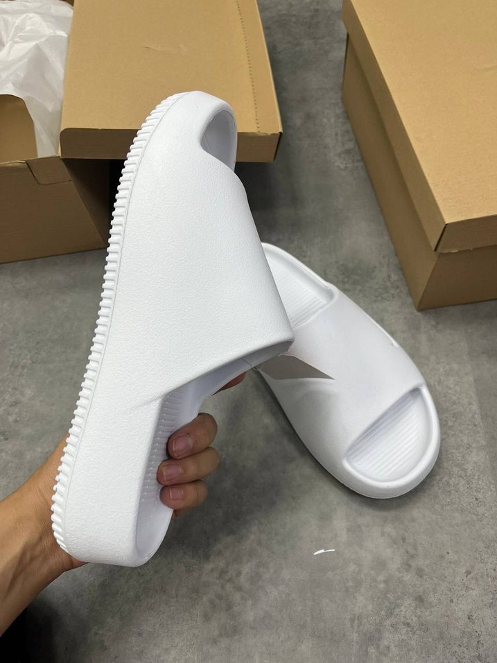 Beyaz Erkek Nike Terlik - Görsel 2