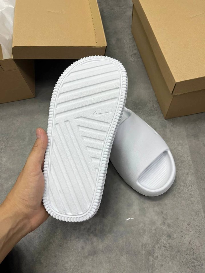 Beyaz Erkek Nike Terlik - Görsel 3