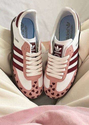 Pembe Desenli Adidas  Spor Ayakkabı - Görsel 6