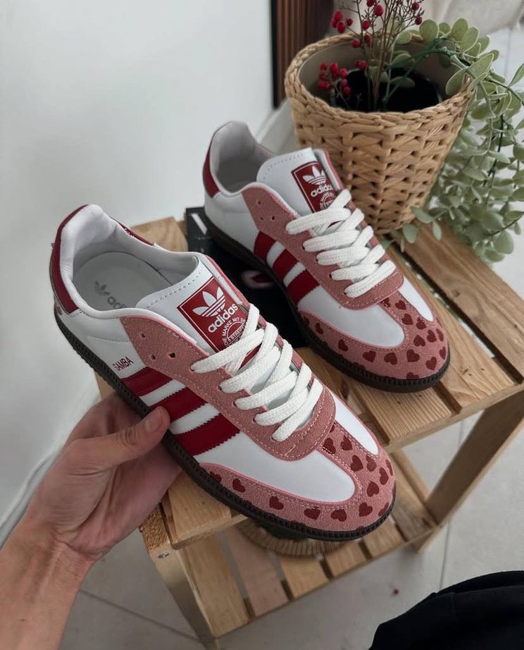 Pembe Desenli Adidas  Spor Ayakkabı - Görsel 2