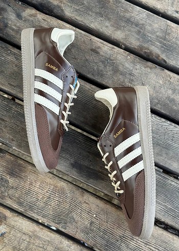 Adidas Samba Kahverengi Kadın Spor Ayakkabı - Görsel 4