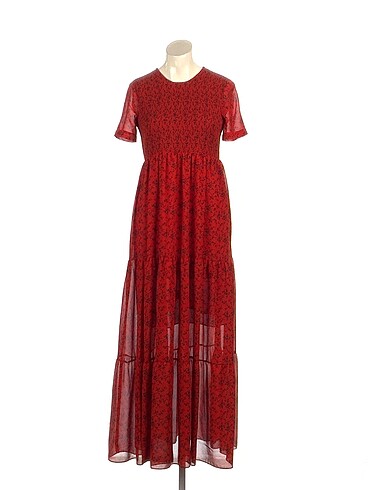 Zara Uzun Elbise %70 İndirimli.