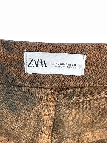 40 Beden kahverengi Renk Zara Jean / Kot %70 İndirimli.