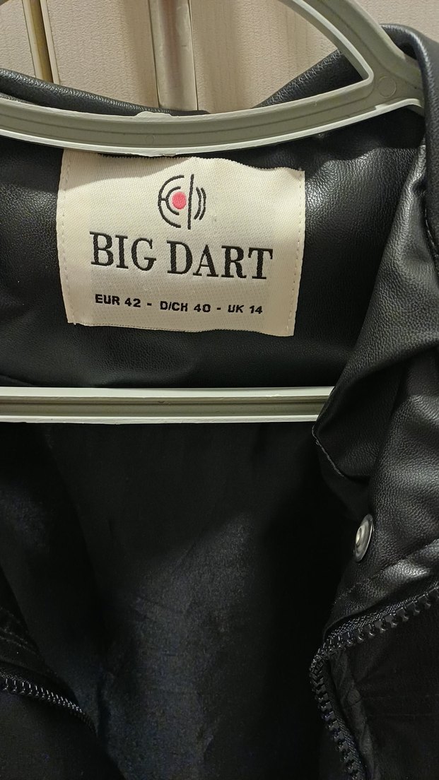 Siyah Deri Biker Ceket - Görsel 2