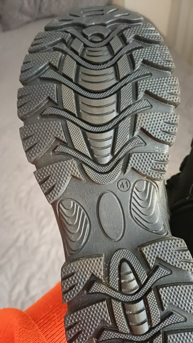 Siyah Gri Bağcıklı Erkek Outdoor Ayakkabı - Görsel 4