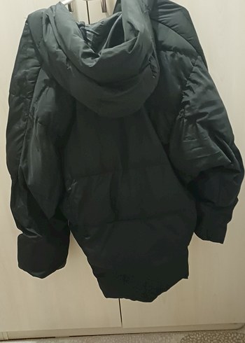 Siyah Fermuarlı Kadın Street Wear Ceket - Görsel 2