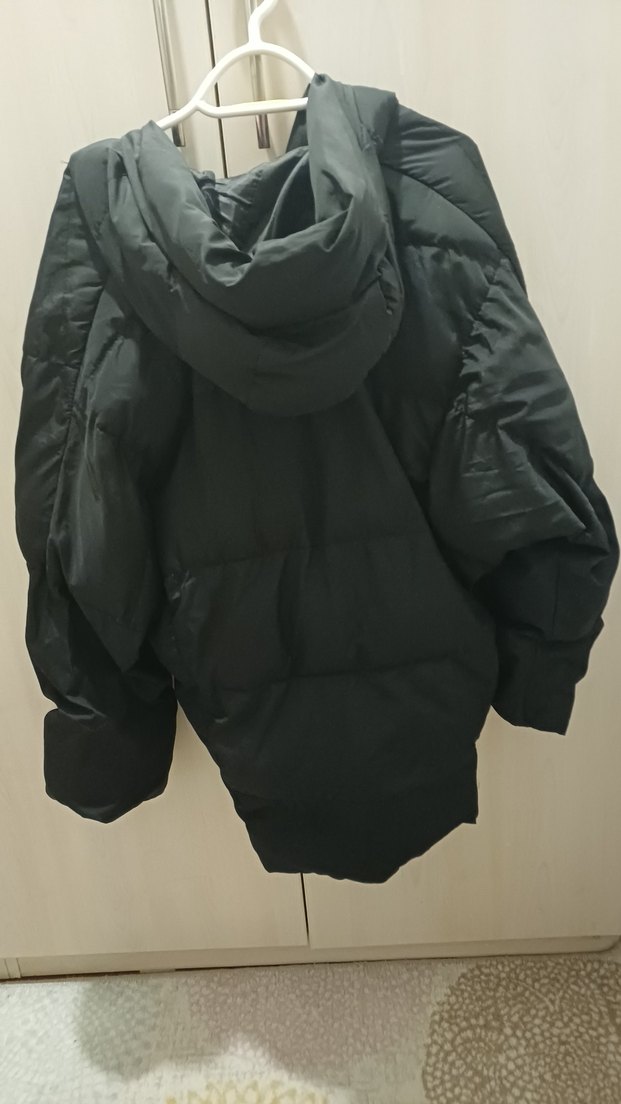 Siyah Fermuarlı Kadın Street Wear Ceket - Görsel 2