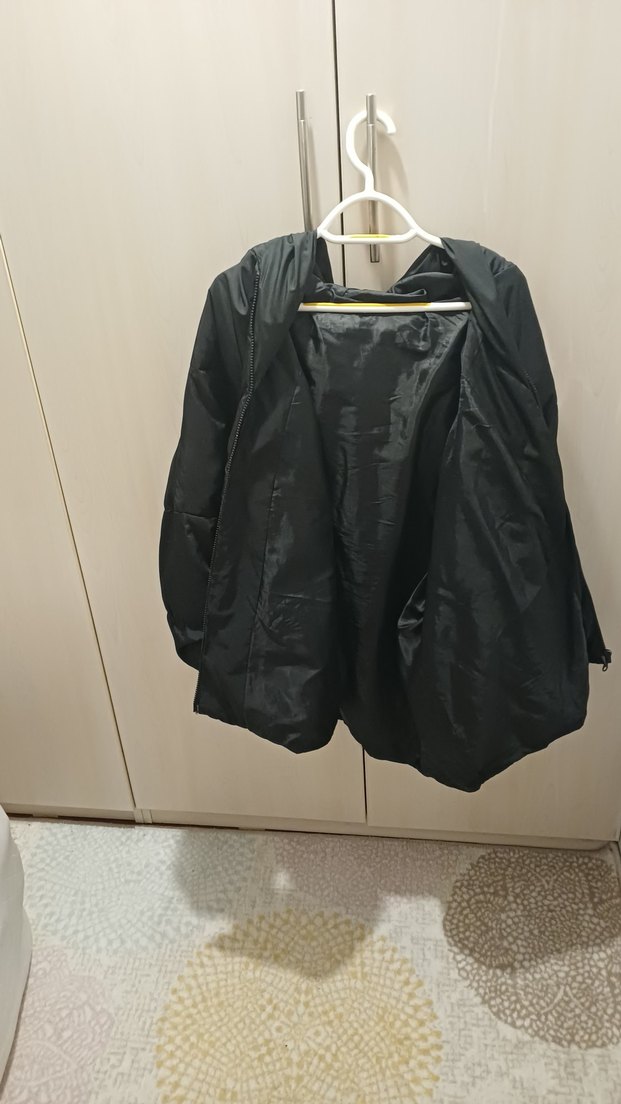 Siyah Fermuarlı Kadın Street Wear Ceket - Görsel 4