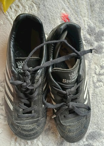 Siyah Erkek çocuk Futbol Ayakkabısı Velcro Detaylı - Görsel 4