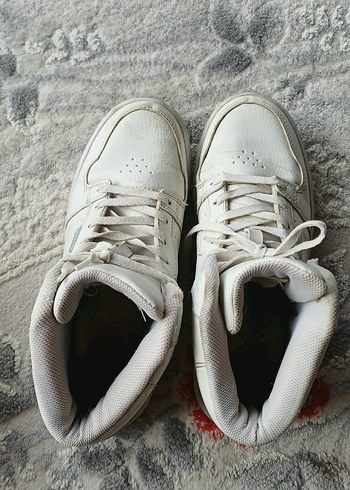 Beyaz Bağcıklı Kadın Spor Ayakkabı - Görsel 5