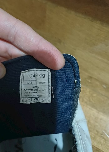 Beyaz erkek cocuk  Spor Ayakkabı Velcro Detaylı - Görsel 3