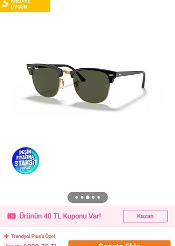 RAYBAN Siyah Parlak Klasik Kadın Güneş Gözlüğü - Görsel 2